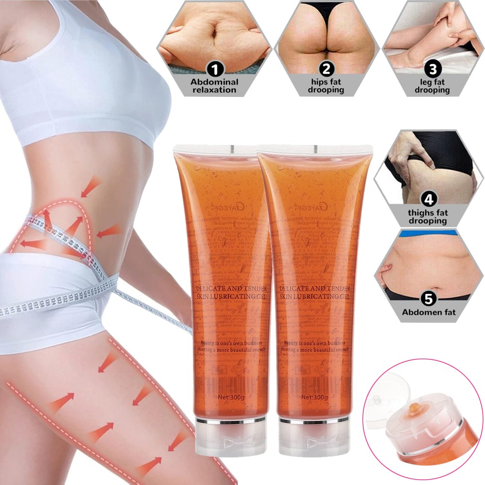 5/1Pcs Body Slimming Gel Fat Burning Cream for Ultrasonic Cavitation RF Massager