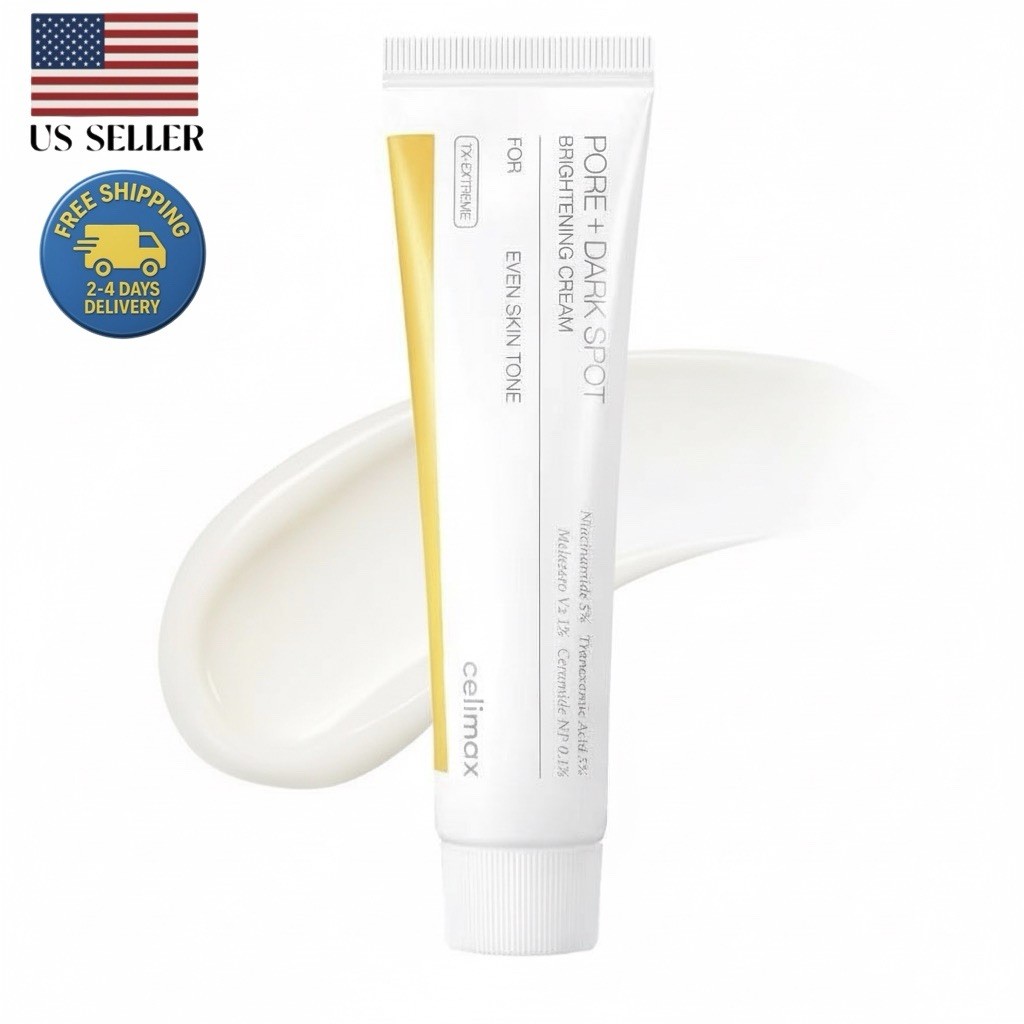 Celimax Pore + Dark Spot Brightening Cream 35ml | Niacinamide | Tranexamic Acid.