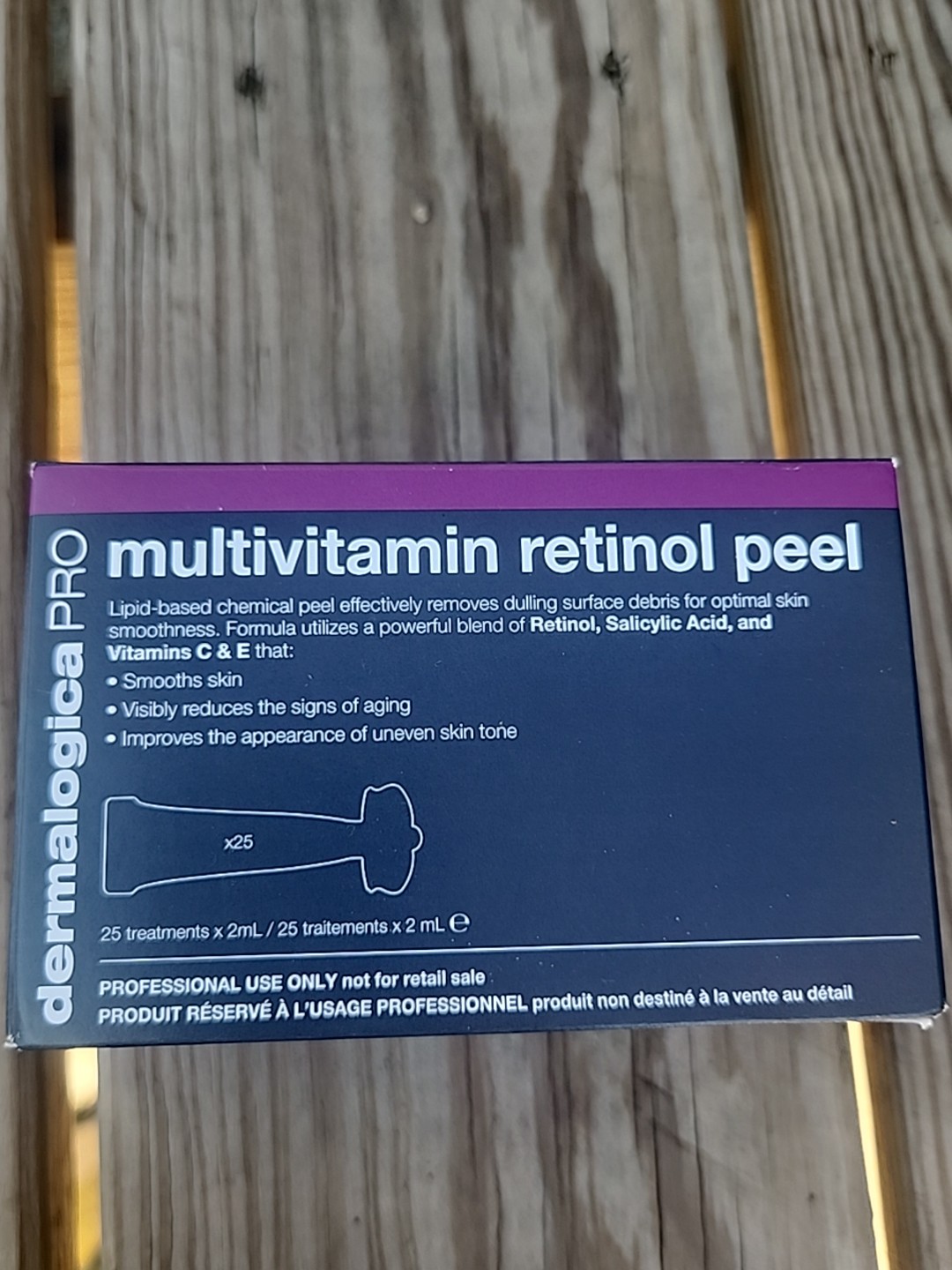 Dermalogica Multivitamin Retinol Peel PRO Size 25 treatments New In Box