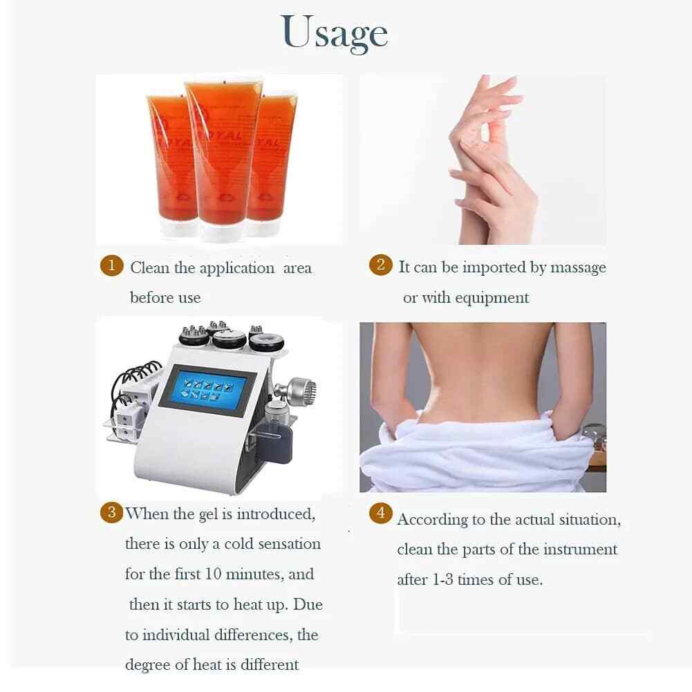 300ml Body Slimming Fat Burning Cream Weight Loss Beauty Machine Conductive Gel