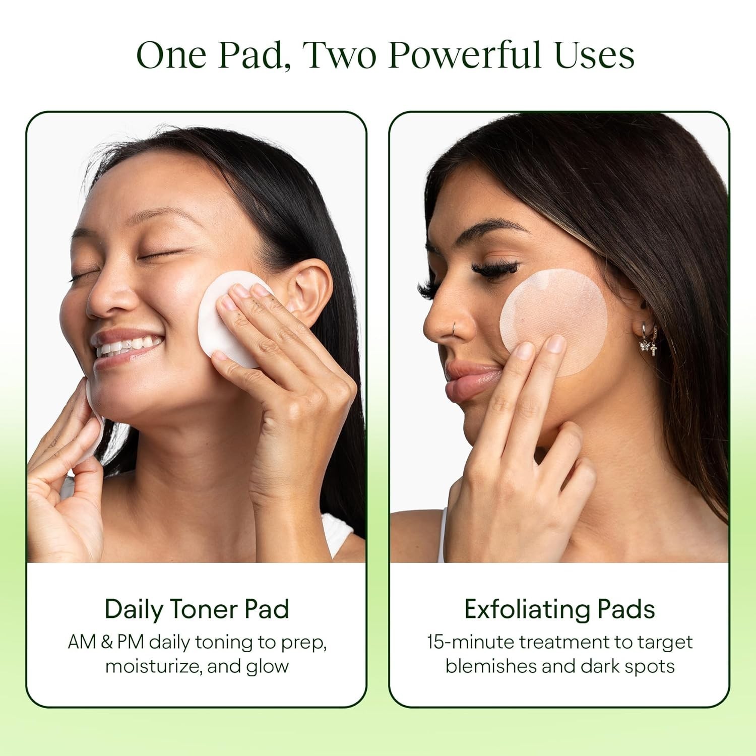 JIYU -Toning Polish Pads – Korean Skincare for Dark Spots, Wrinkles & Dull Skin