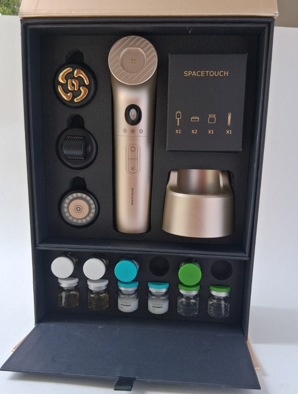 Spacetouch Reviver -Microneedling,IR + Blue Light, EMS, and IR+Red