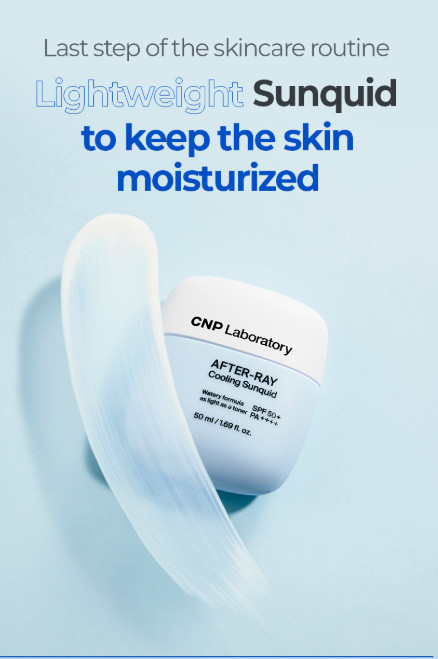 CNP Laboratory After-Ray Cooling Sunquid SPF50+ PA++++ – 50ml – US Seller