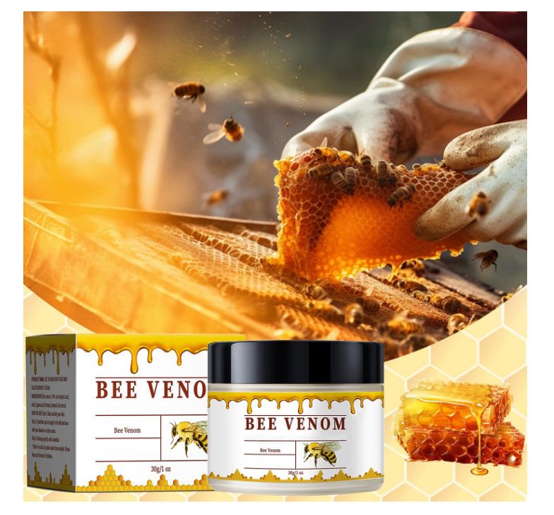 3 Pcs Bee Venom Skin Treatment Cream Natural Wrinkle Reduction Lifting Skin Care