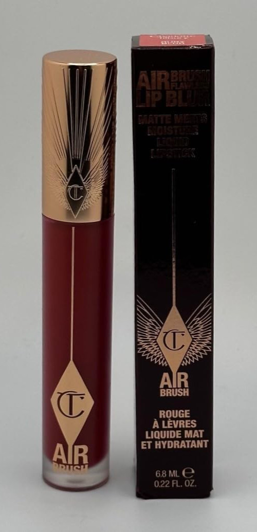 Charlotte Tilbury Airbrush Flawless Lip Blur Liquid Lipstick Ruby Blur 0.22 oz