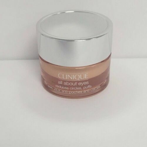 Clinique all about eyes eye cream 7ml/0.21 Oz NEW Fast SHIP LOT 1 2 3 Deluxe 1/2