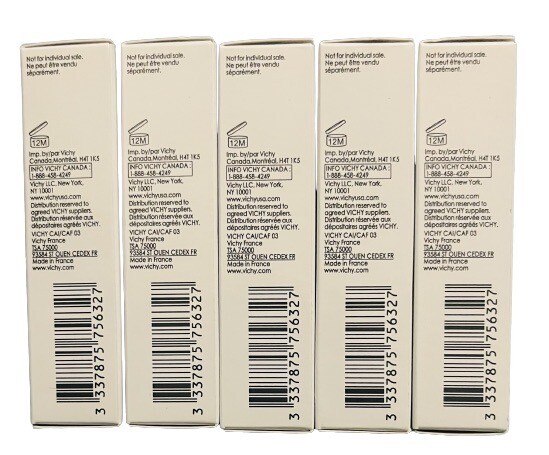 5X VICHY~Liftactiv Supreme H.A. Serum~Hyaluronic Acid~10ml / 0.33 fl oz each~NIB
