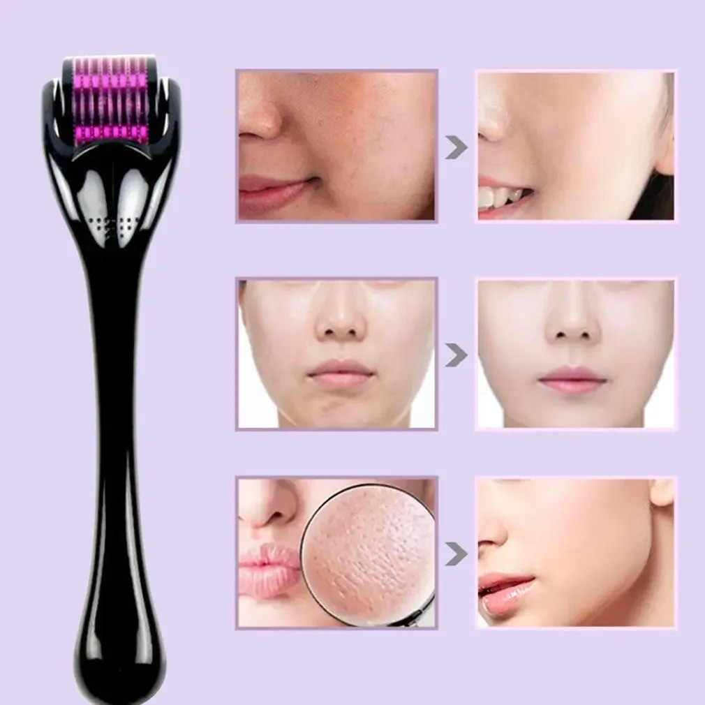 Beard Derma Roller For Hair Loss Beard Growth Titanium Fast Shipping