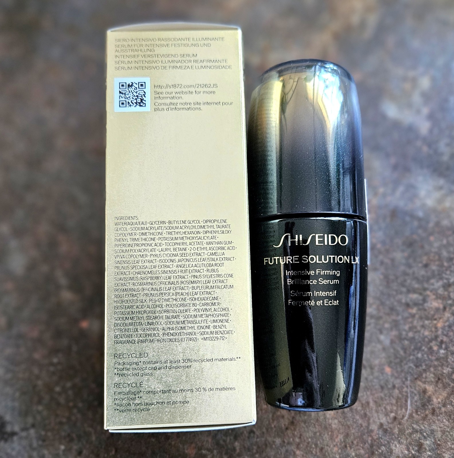 $330 MSRP Shiseido Future Solution LX Intensive Firming Brilliance Serum 1.6 oz