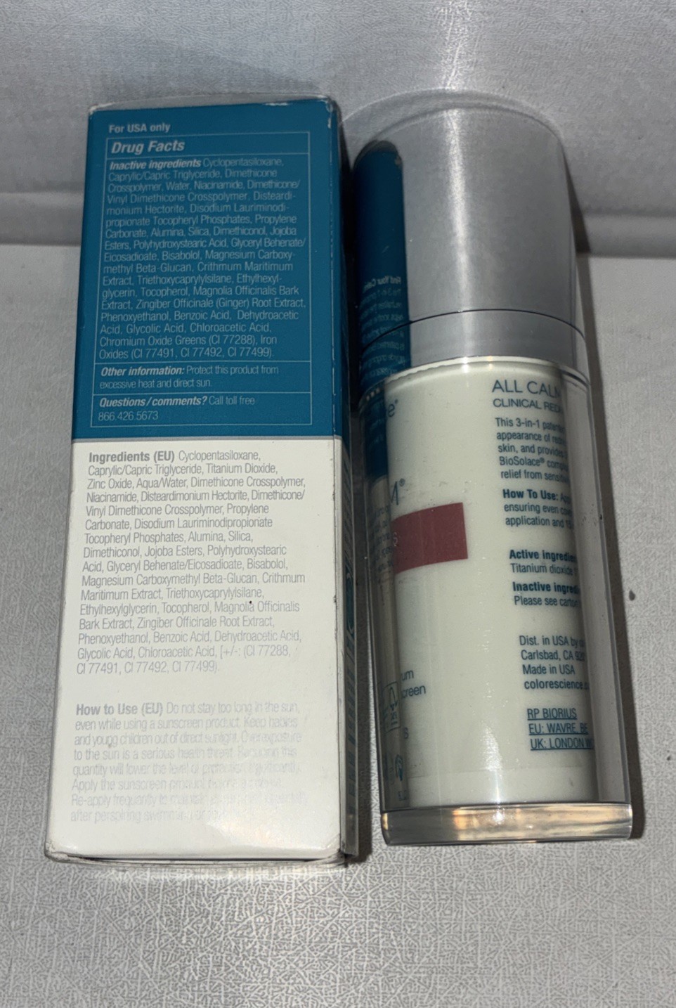 Colorescience All Calm Clinical Redness Corrector Broad Spectrum SPF 50 1 oz