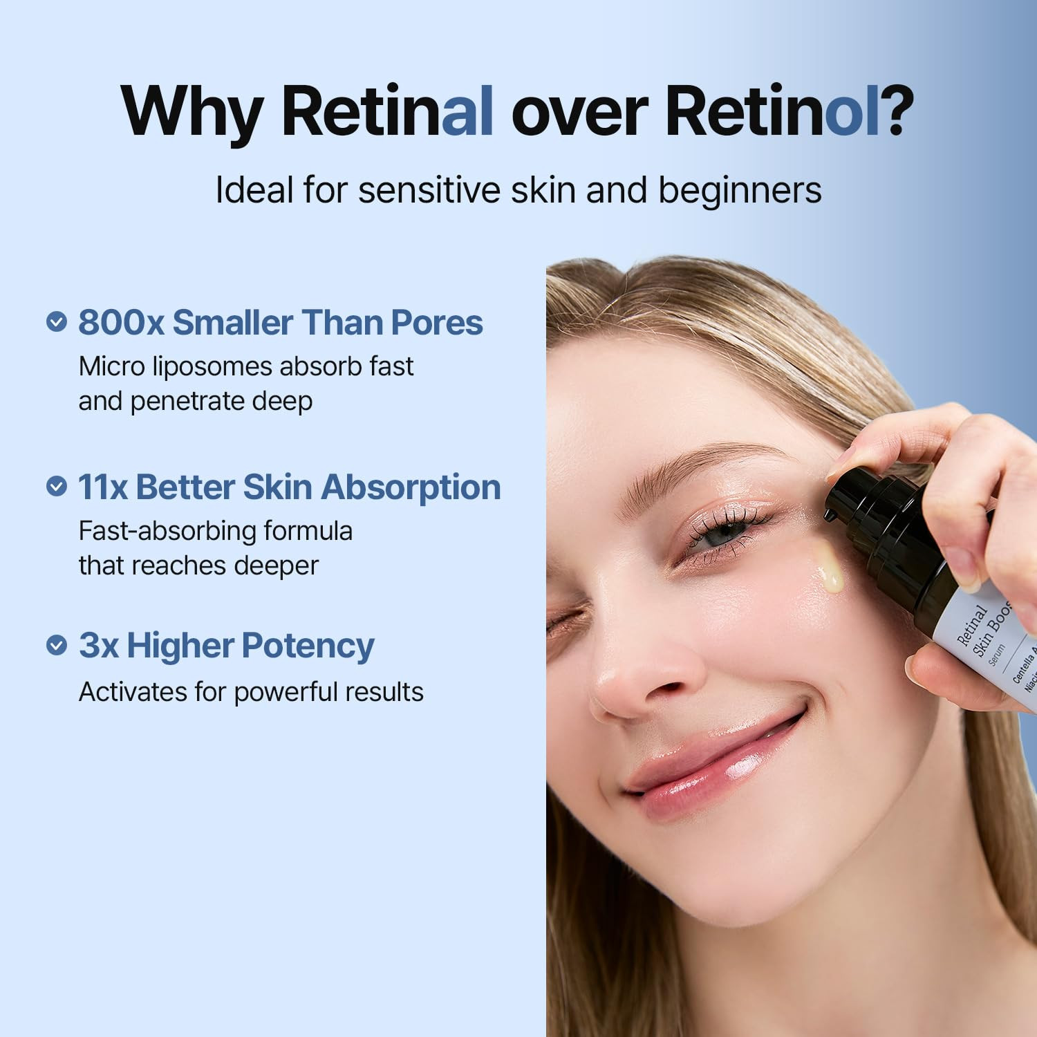 Retinal Skin Booster Serum | Retinaldehyde, Niacinamide Anti-Aging Serum – K-Bea