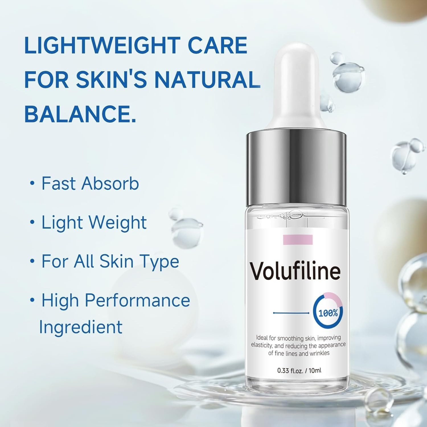Volufiline Serum 10ml Anemarrhena Root Extract Anti-Aging Face Neck Care