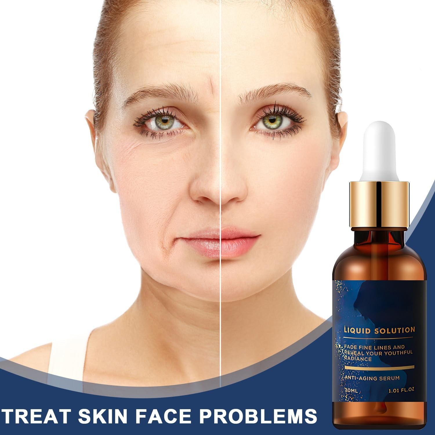 NEW, Olavita Face Serum, Vitamin C & E Serum, Anti Aging Face Tightening (3 Pcs)