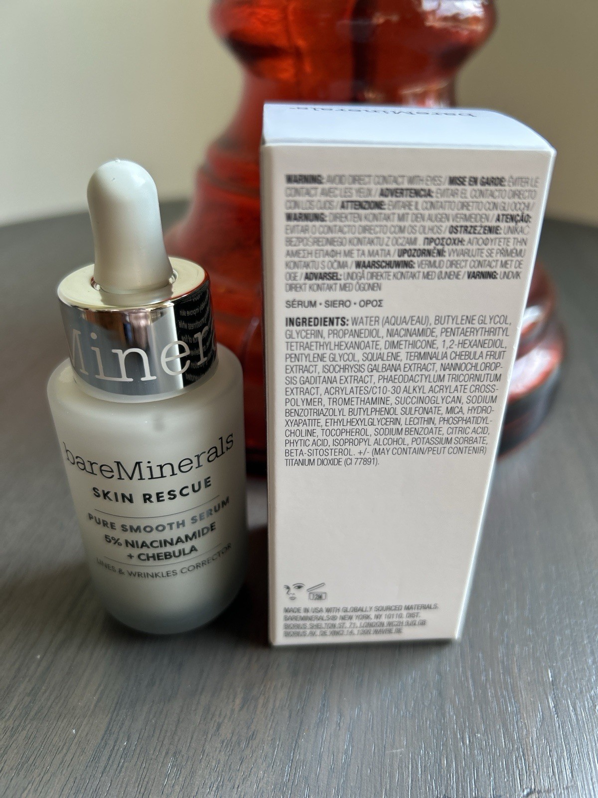 Bare Minerals Skin Rescue Pure Serum 1 FL OZ Skin Care, Anti-Aging Women & Men