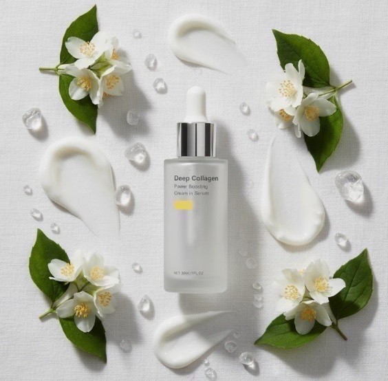 Deep Collagen Power Boosting Cream-in-Serum Anti-Aging Plumping Facial Treatment