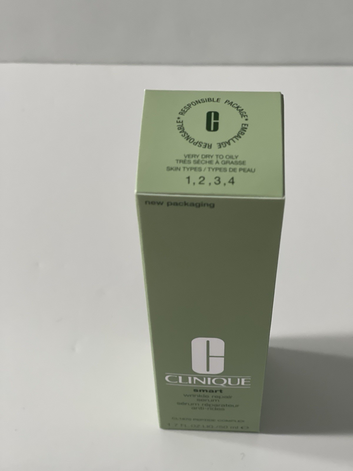 CLINIQUE Smart Wrinkle Repair Face Serum Peptide Complex New In Box 1.7 FL. OZ.