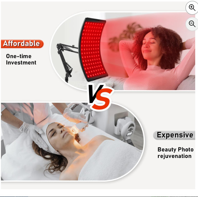 Viconor Red Light and NRI Light Therapy Panel For Face and Full Body 660nm-850nm