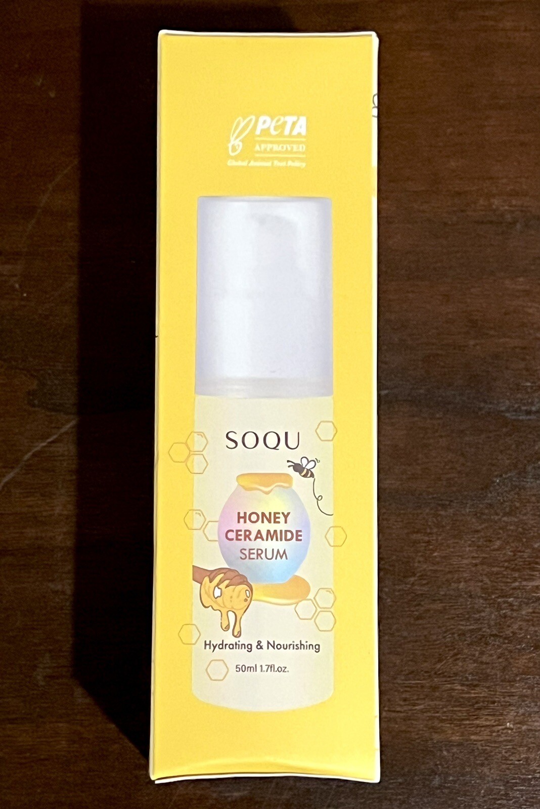 2 SOQU Honey Ceramide Face Serum Hydrates Nourishes Korean Skincare EXP 05-2026