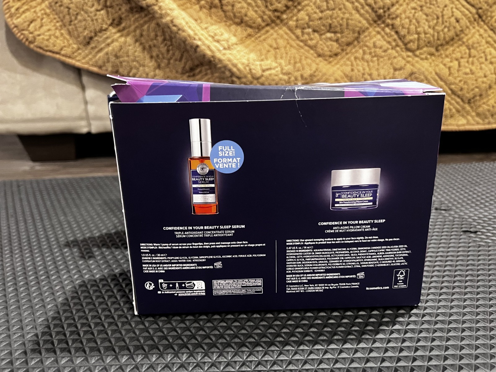 It Cosmetics Best Beauty Sleep Ever Skincare Gift Set + Luxe Makeup Bag