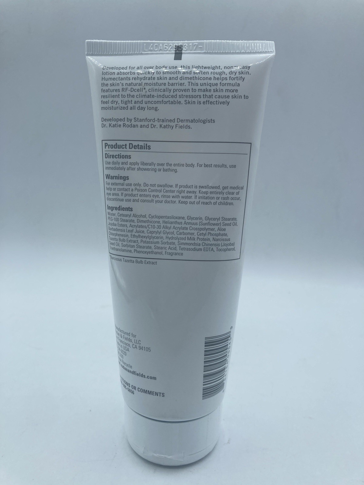 Rodan and Fields Daily Body Moisturizer 200ml 6.8fl oz NEW SEALED Dermatologist