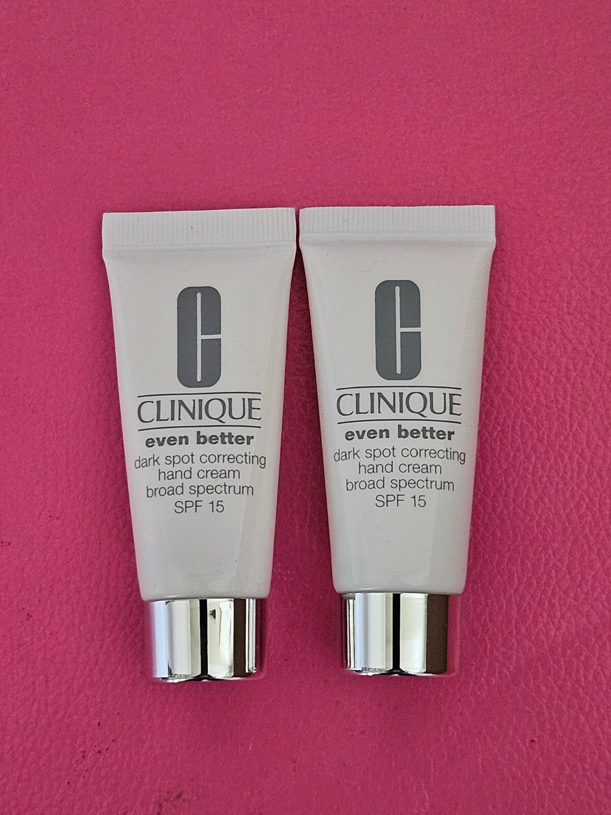 2x Clinique even better dark spot correcting hand cream SPF 15~.5oz/15ml ea~NWOB