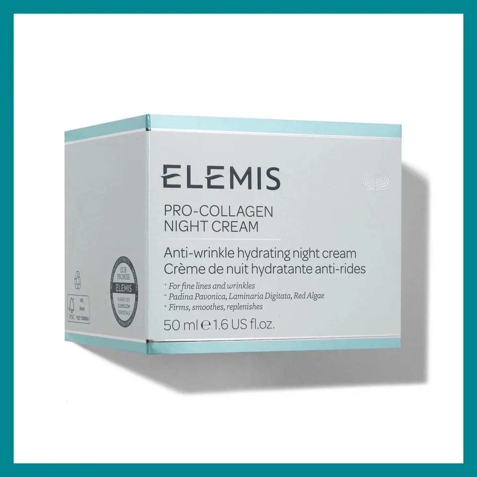 ELEMIS Pro-Collagen Marine Cream Anti-Wrinkle Night Cream 50ml / 1.6 fl oz – New