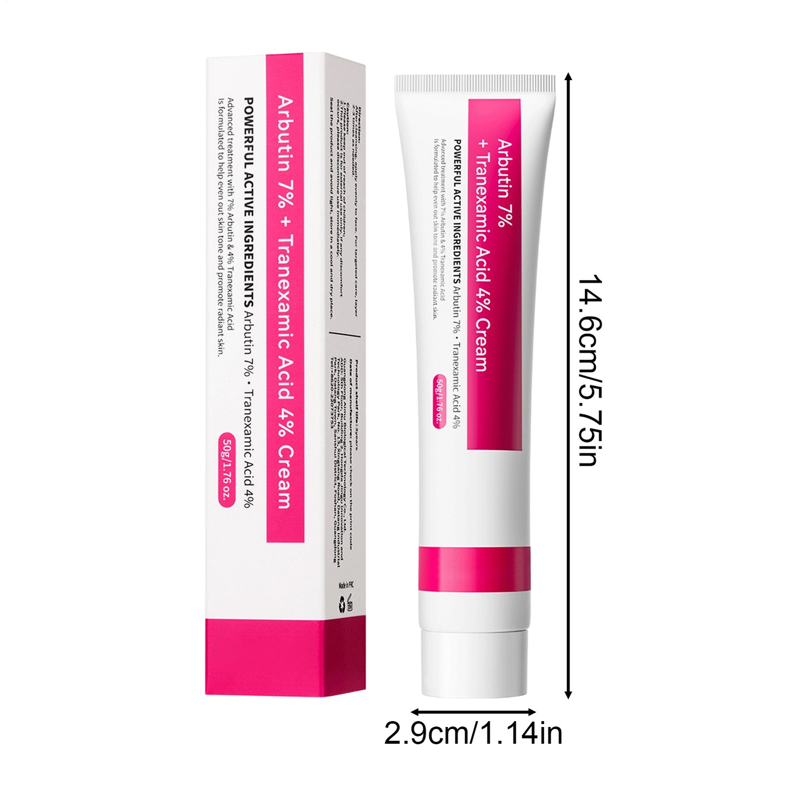 Arbutin 7% + Tranexamic Acid 4% Moisturizer,Dark Spot Corrector facial Moistu…