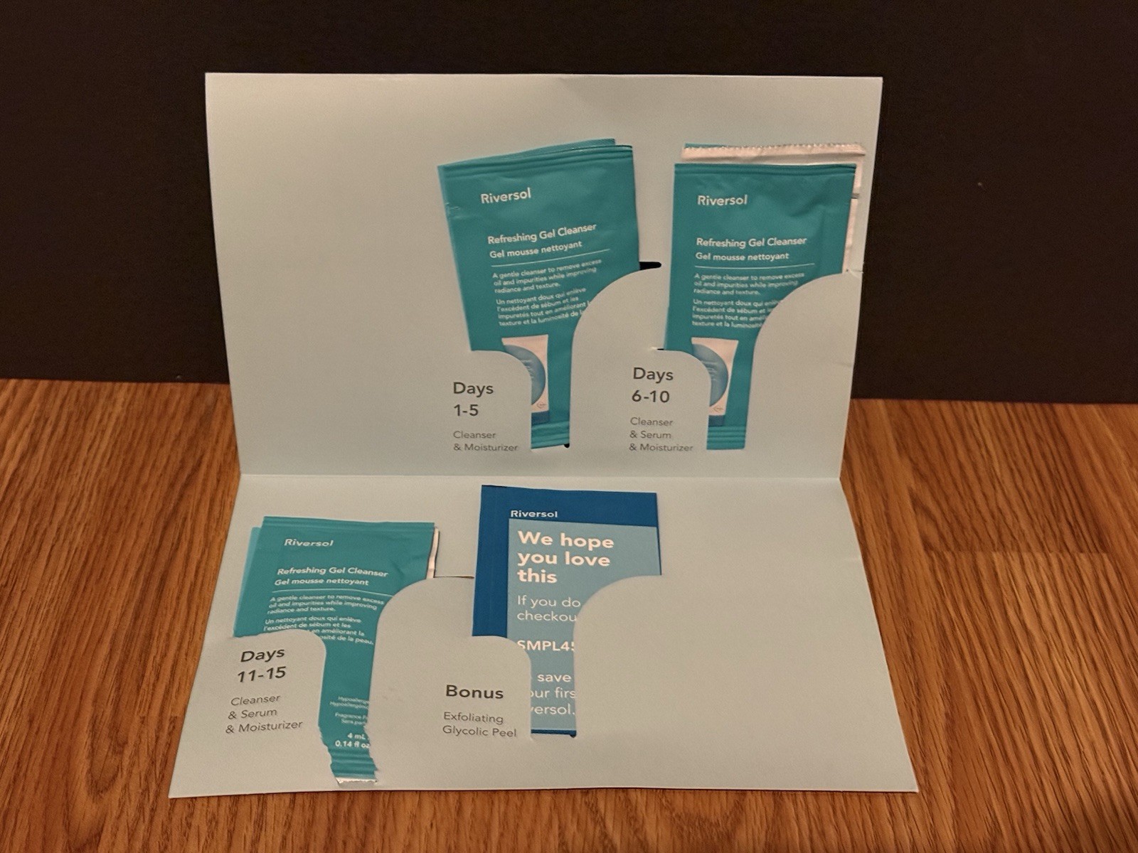 2 Sets RIVERSOL 15-Day Sample Kit For Sensitive Anti-Aging Combination Skin NEW