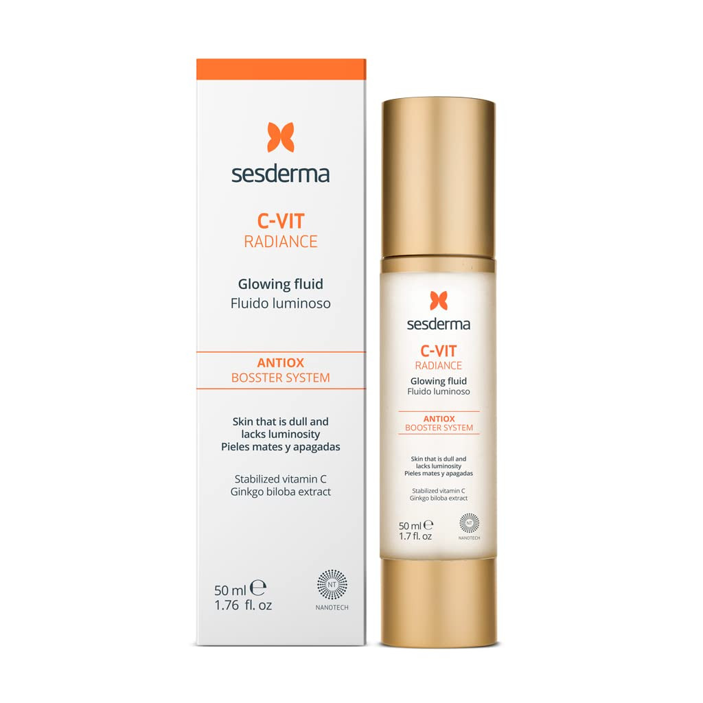Sesderma C-Vit Glowing Facial Fluid 1.7oz / 50ml EXP 07/26