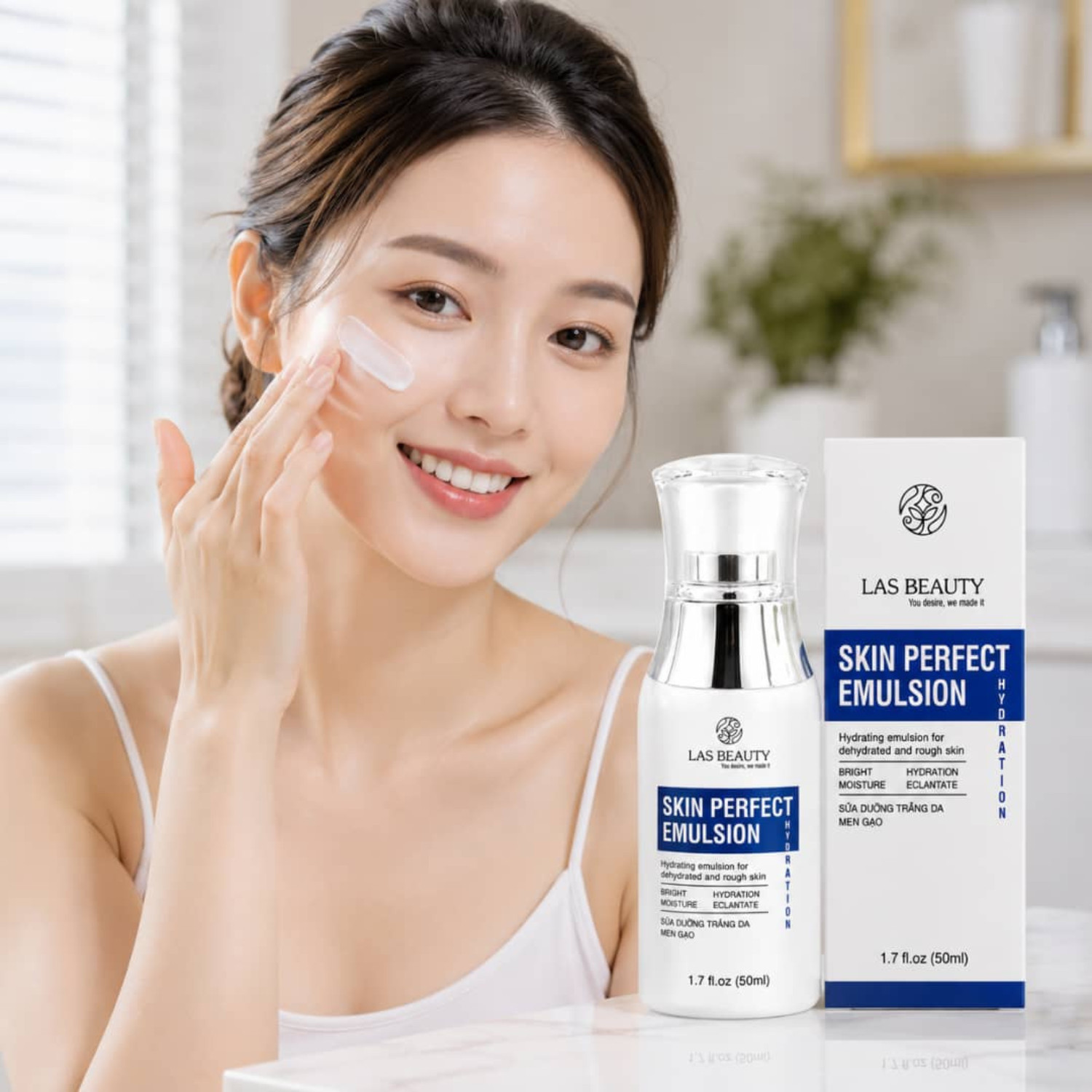Las Beauty Skin Perfect Emulsion Sea Grape Lotion 50ml- Sữa Dưỡng Rong Nho