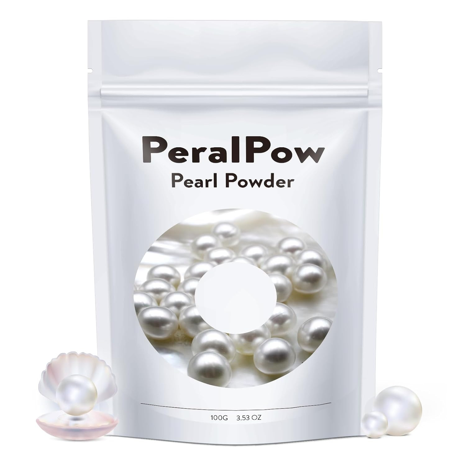 Pearl Powder Organic, 100g 100% Natural DIY Skincare, Anti-Aging, Minimizes Pore