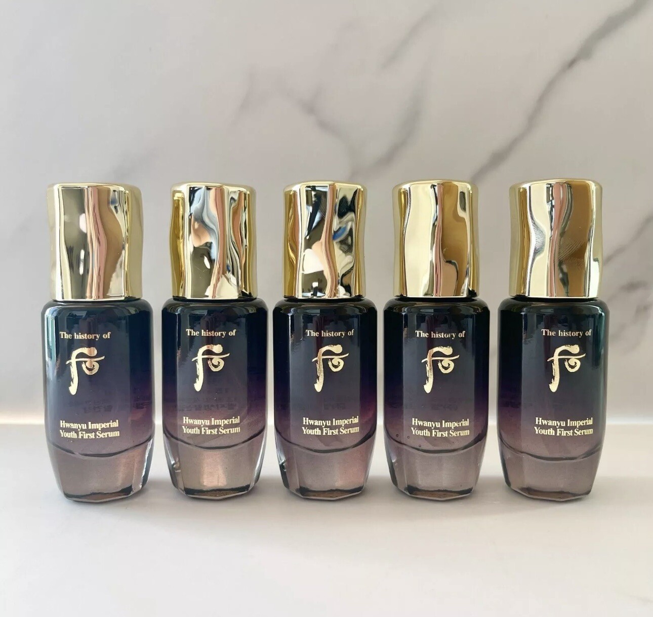 【5 PCs】The History of Whoo Hwanyu Imperial Youth First Serum 15ml x 5 = 75ml