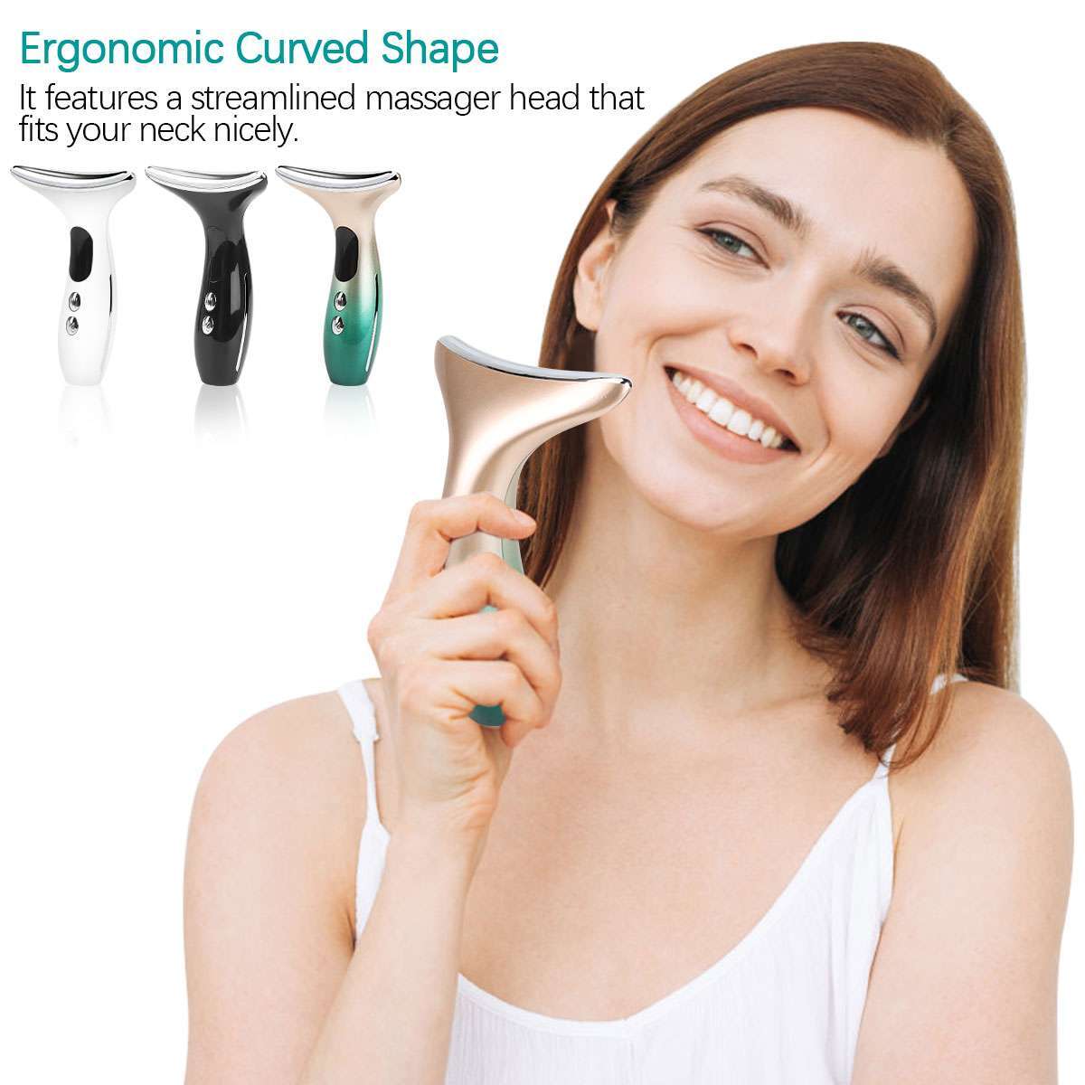 Wrinkle Remover LED Skin Therapy Device for Neck and Face Anti Wrinkle Beauty