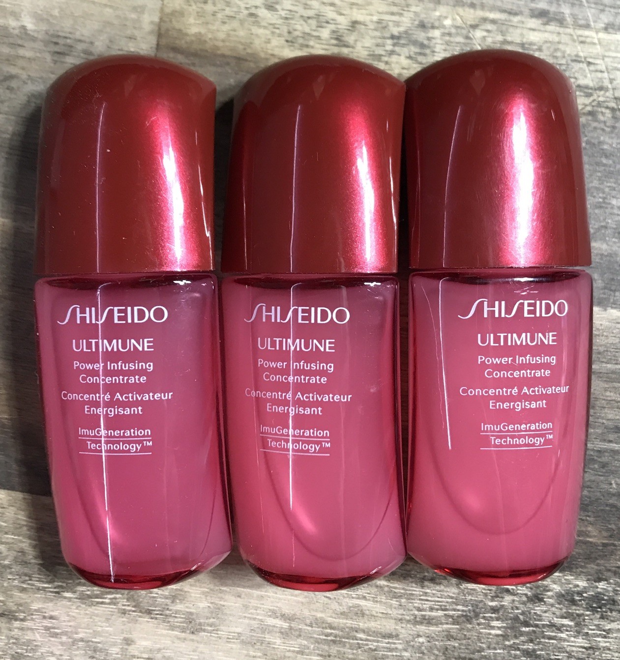 Shiseido Ultimune Power Infusing Concentrate W/ ImuGeneration Tech 10 ml 3 PACK