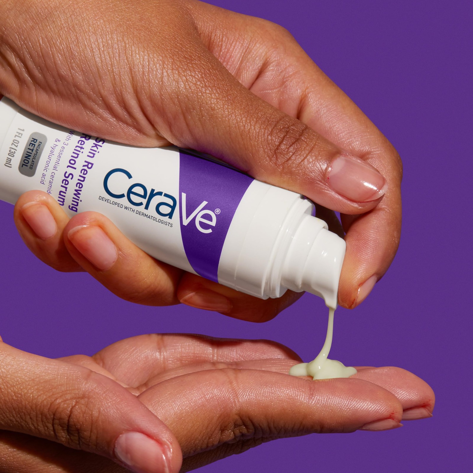 CeraVe Anti Aging Retinol Serum For Face, Encapsulated Retinol With Hyaluroni…
