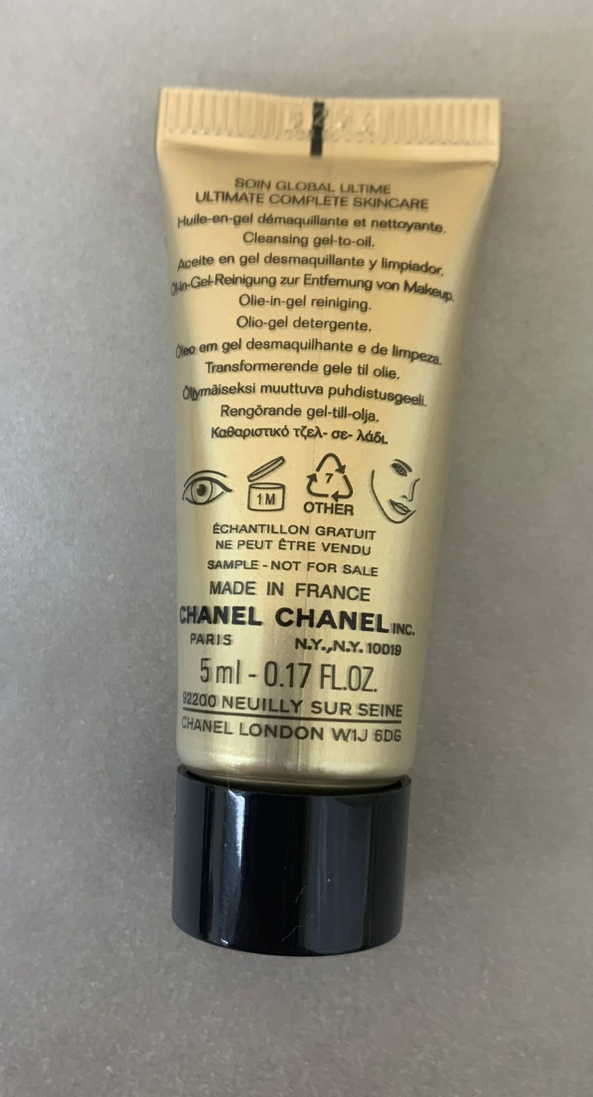 4x Chanel Sublimage L’huile-en-Gel De Demaquillage Gel-to-Oil Cleanser 0.17fl oz