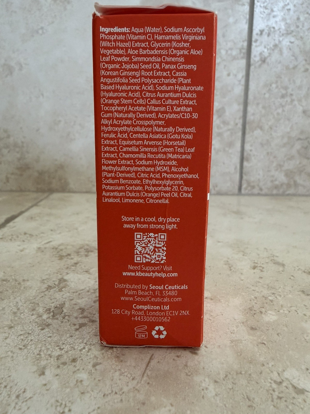 Seoul Ceuticals Day Glow Vitamin C Ferulic Acid Serum 1 FL oz SEALED EXP 01/28