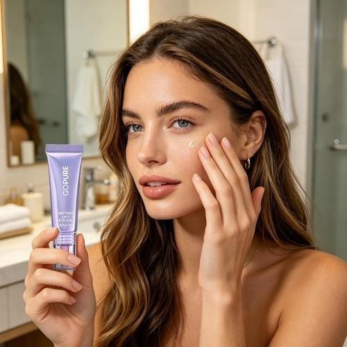 [Go Pure] Instant Lift Eye Gel Depuffs Tightens Lifts 0.34 Oz NIB