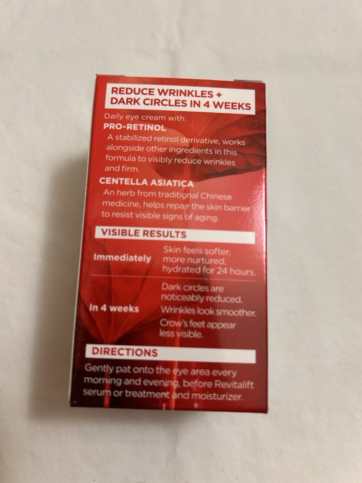 L’Oréal Paris Revitalift Anti Wrinkle Firming Eye Cream – 0.5oz
