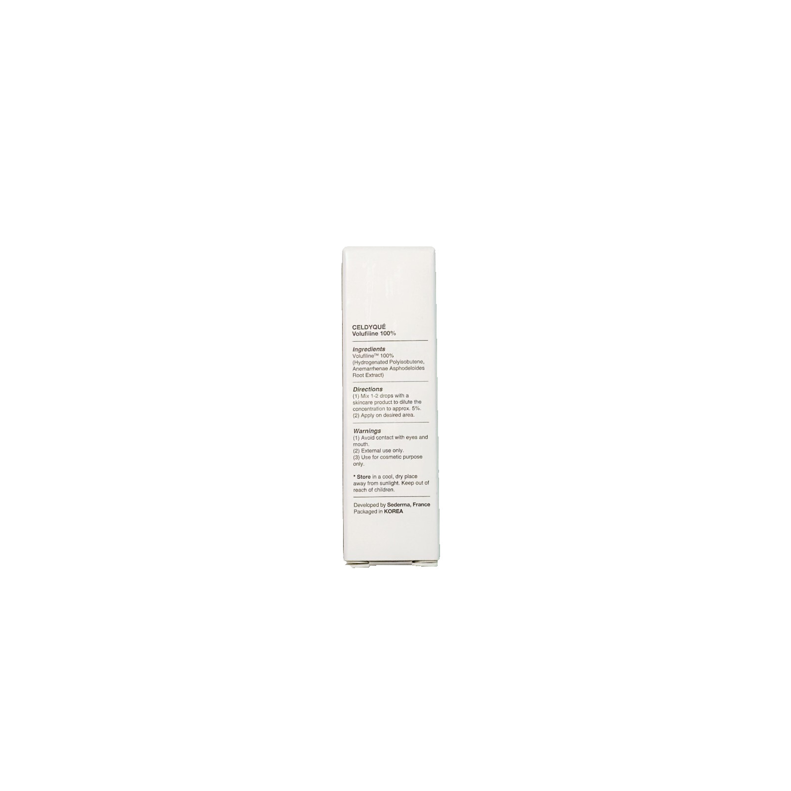 CELDYQUE 100% Pure Volufiline Concentrate Mix-in Serum (10ml)