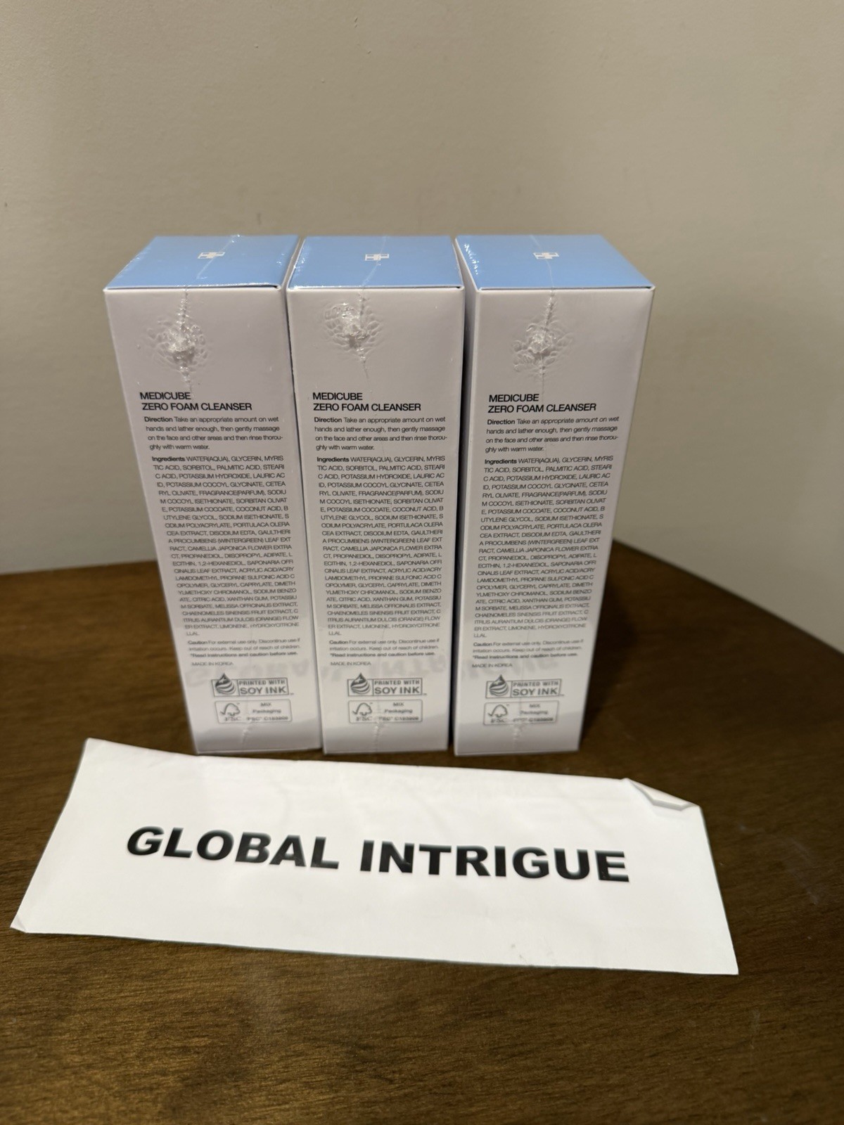 Medicube Zero Foam Cleanser 120g Lot Of 3