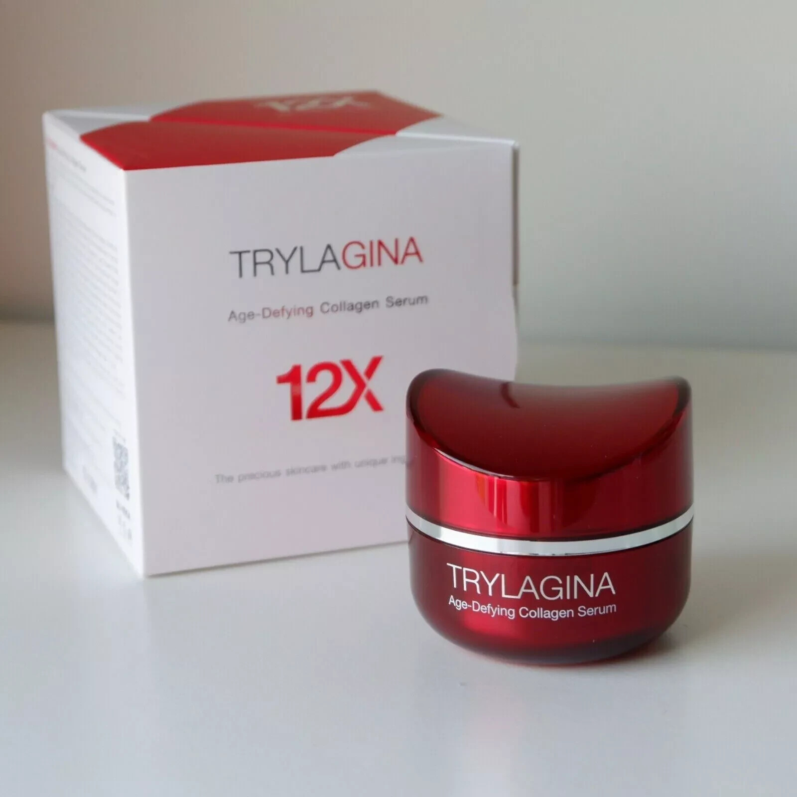 Trylagina Age-Defying Collagen Serum 12X Moisturizing Reduce Wrinkle 30g 2x