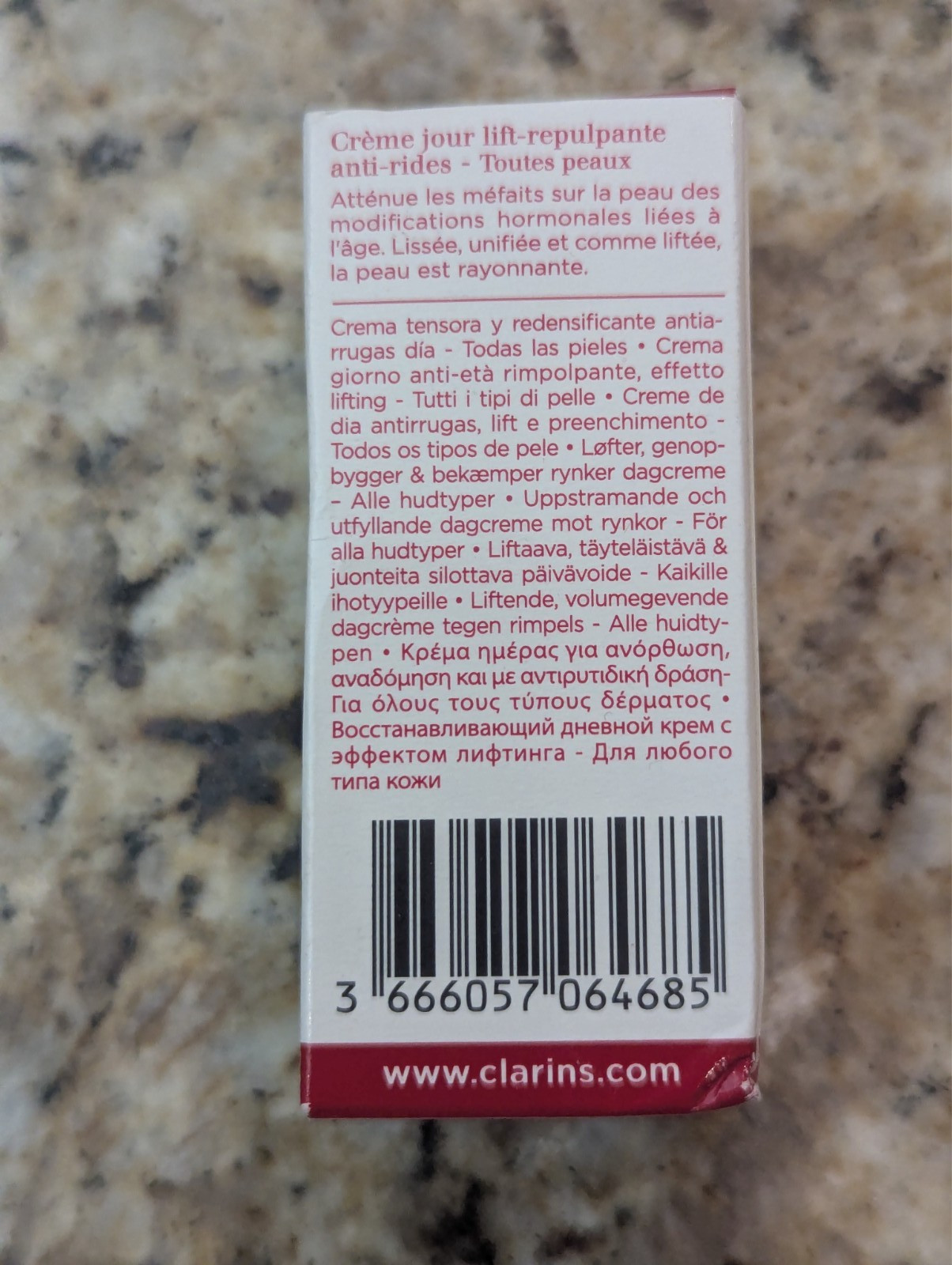 Clarins Super Restorative Day Cream Lifts Replumps Wrinkles Travel Size 0.1 oz