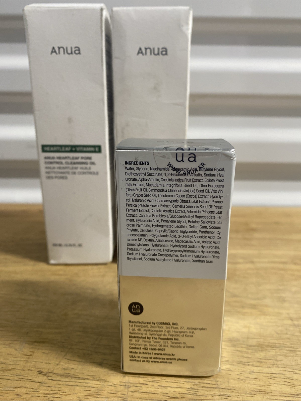 Lot Of 3 NEW Anua Cleansing Oil X2 And Serum 10+