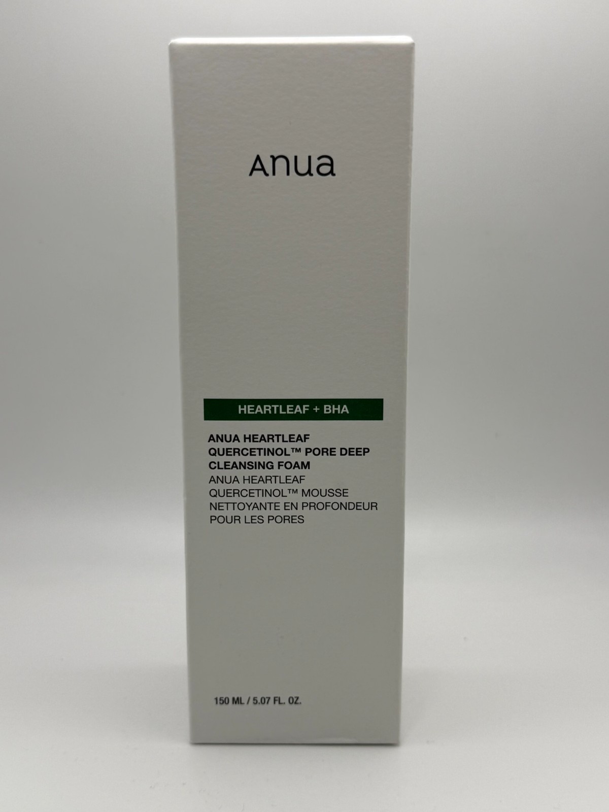 Anua Heartleaf Quercetinol Pore Deep Cleansing Foam 150ml – U.S. Seller