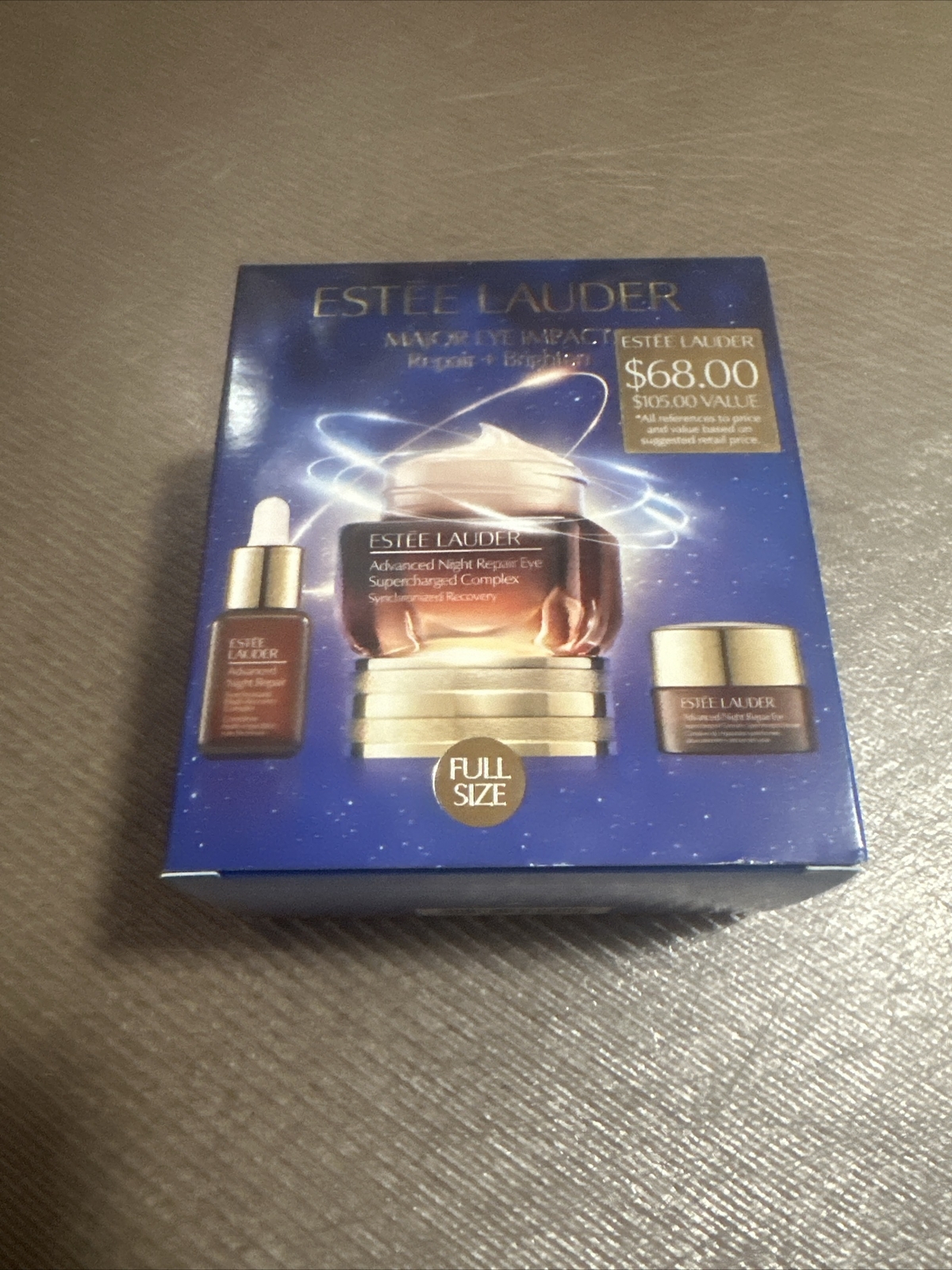 estee lauder major eye impact repair + brighten Full Size New Box $105 Value