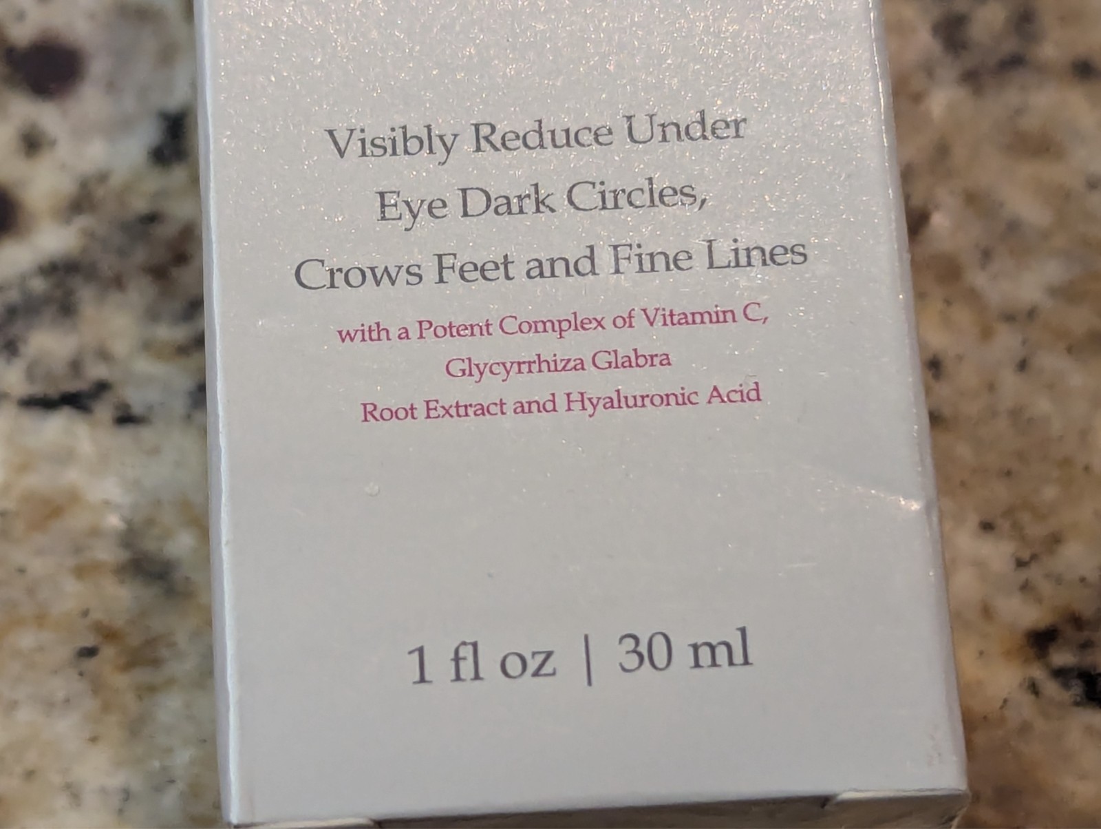 Beauty of the Nile Dark Under Eye Circle Eraser Serum 1 fl oz exp: 04/2026