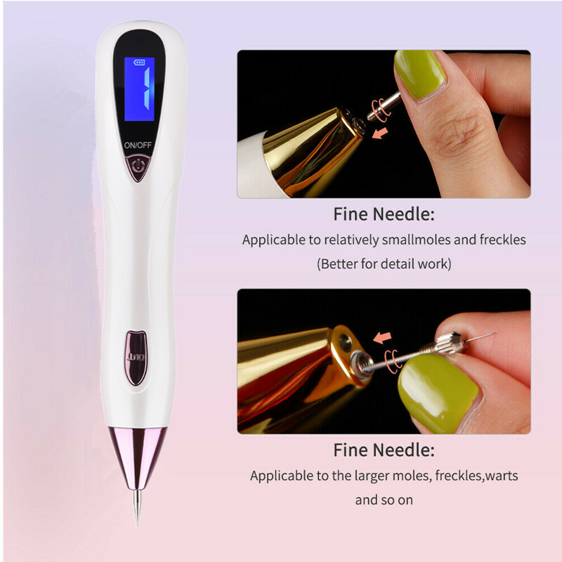 Laser Plasma Skin Tag Remover Wart Dot Dark Spot Mole Tattoo Removal Pen Machine