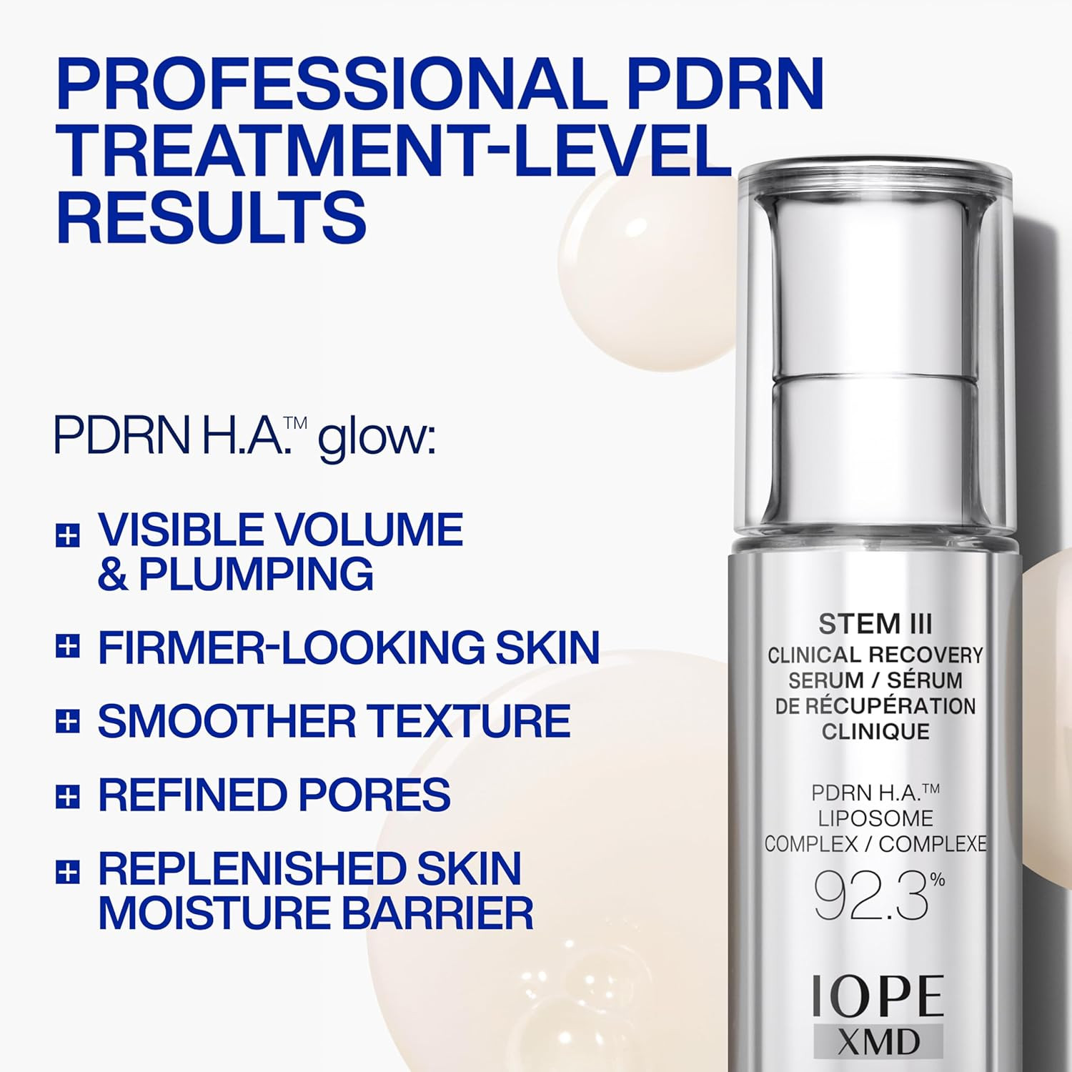 IOPE XMD Stem III Clinical Recovery Serum – Professional PDRN Treatment-Level Re