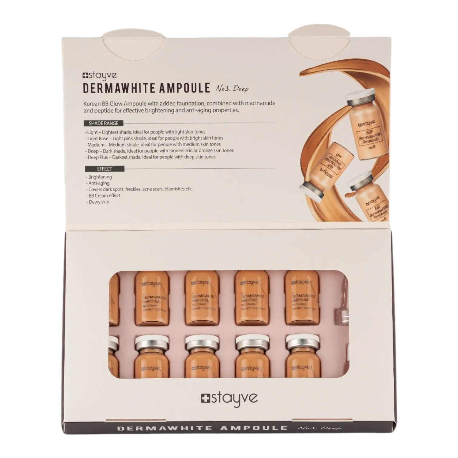 Stayve Dermawhite Deep BB ShineGlow Kit Ampoule No.3